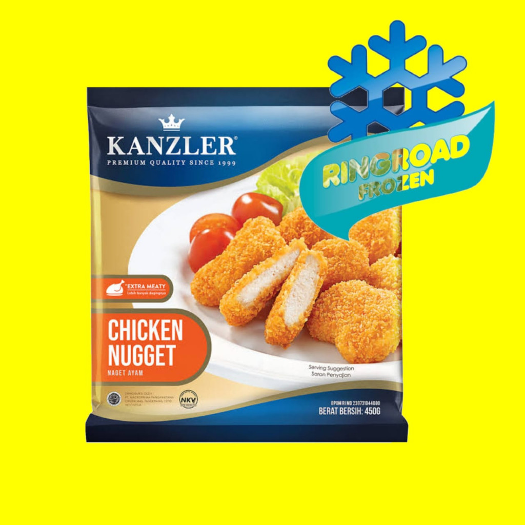 

KANZLER CHICKEN NUGGET ORIGINAL 450 GR - NAGET AYAM GORENG
