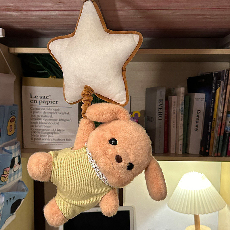 Sylvanian Kawaii Cute Role Poodle Music Ringing Plush Doll Toy Baby Doll Bedside Pendant With Music 