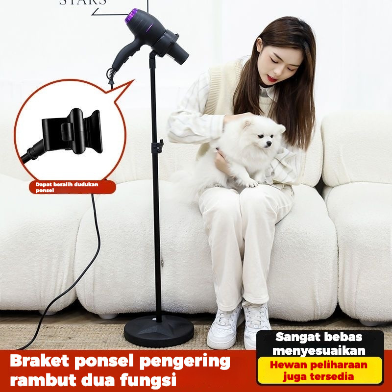 Rambut Hewan Blowing Braket /Berdiri Braket /Orang Malas Selalu Menyiapkan Sisir dan Blow-Dry Rambut