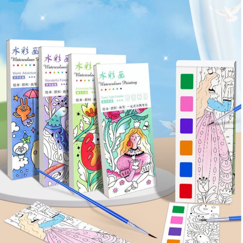 

VT - (12 Halaman) Paket Melukis Grafiti Anak Buku Gambar Colouring Belajar Mewarnai STY7043