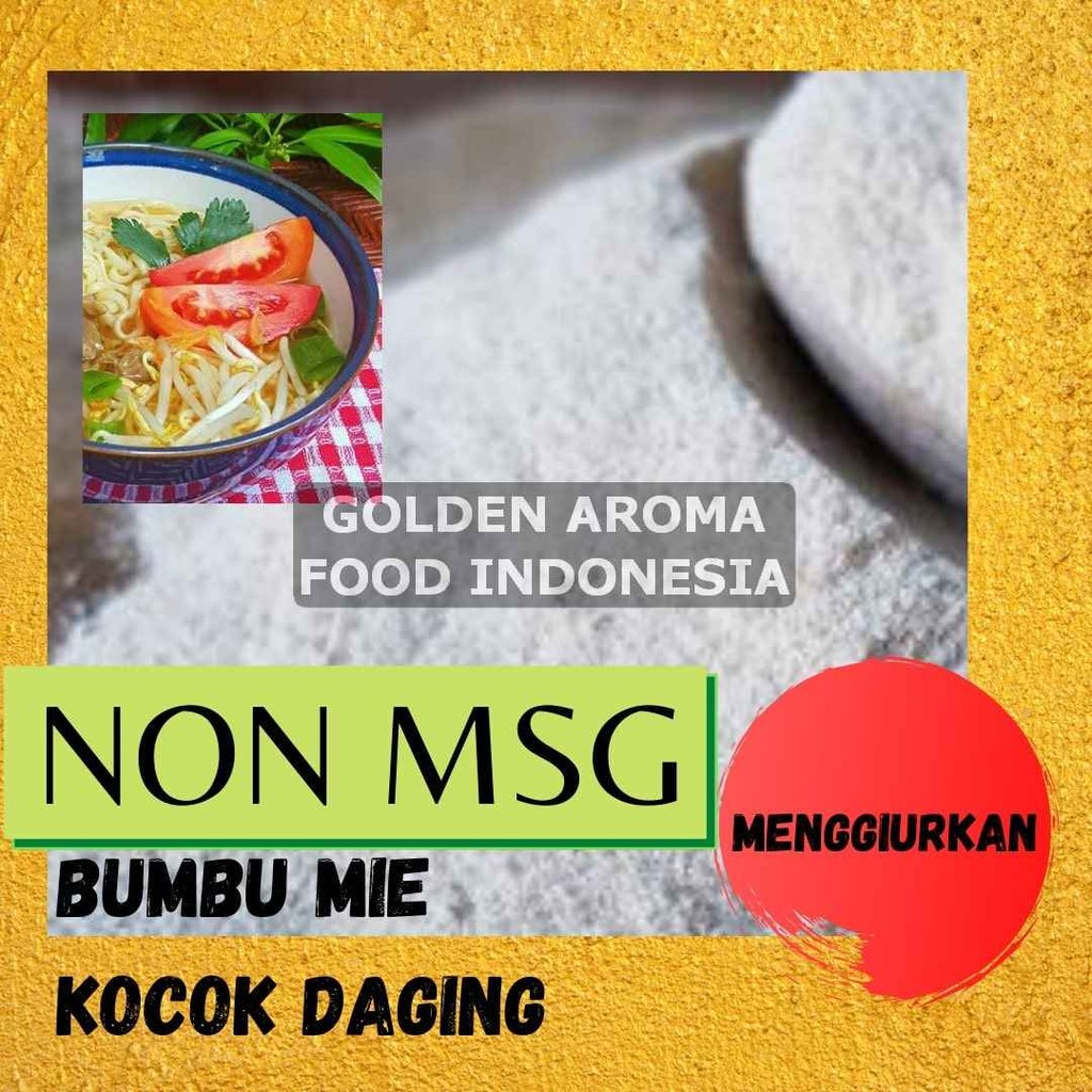 

Bubuk Tabur Rasa Mie Kocok Daging Non MSG 250gr Bumbu Serbaguna Murah Halal 1/4Kg Seasoning Powder