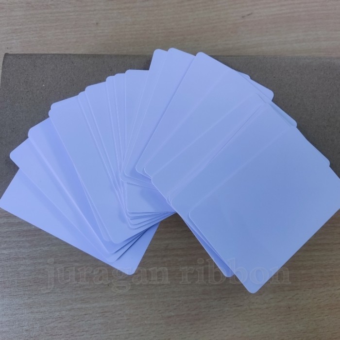 

PVC Blank ID CARD 250 pcs Putih bersih high quality thermal