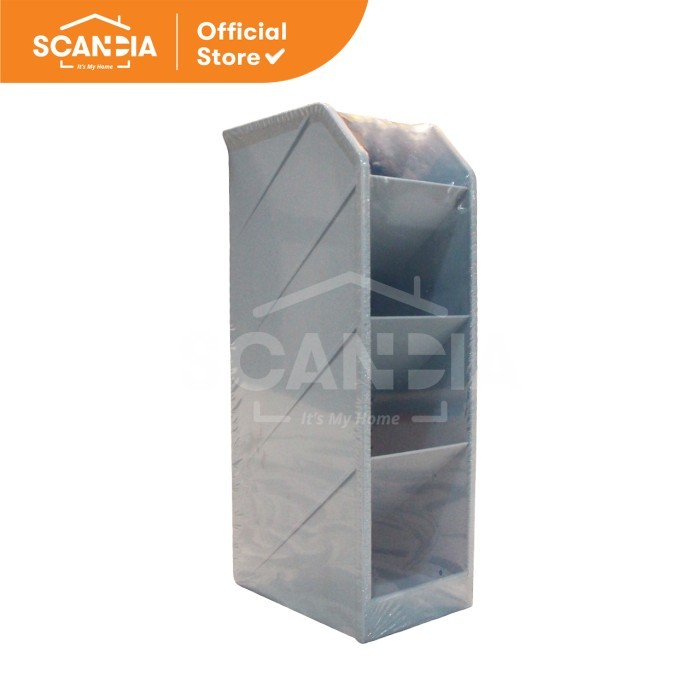 

SCANDIA Rak Pulpen Macaron Pen Holder PP Blue 20x6x9cm (ABT98476)