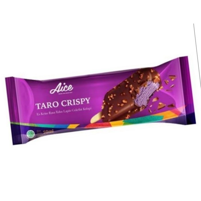 

Aice Taro Chocolate Crispy Ice Cream 50 Gram