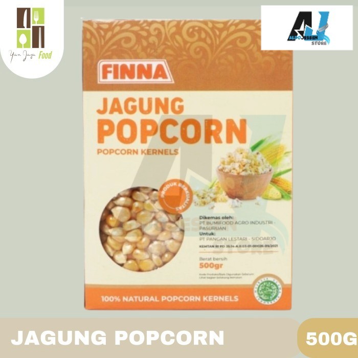 

AJS Finna Jagung Popcorn / Popcorn Kernels / Berkualitas / Asli 500g