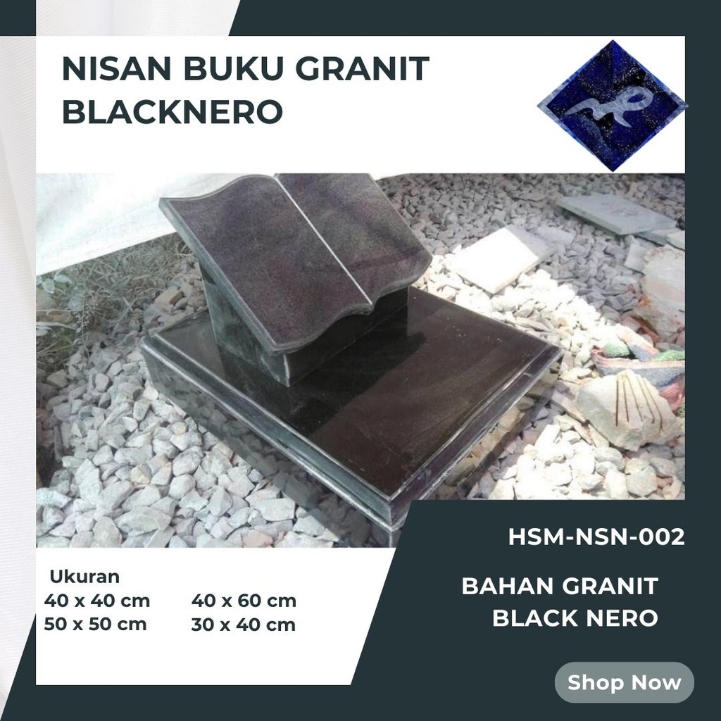 Nisan Buku Granit Blacknero