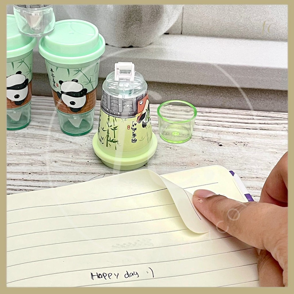 

Glue Tape TWINGO Lem Pita Tumbler Cup Minuman Panda Beruang TG-G2330A GT-1477 Cute Lucu Unik Tumblr Panda Alat Tulis Bingkisan ATK Anak Sekolah Fancy Harga Grosir Ready COD
