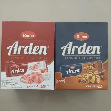 

( PerBox isi 10 ) Roma Arden Choco Splendid & Yogurt Strawberry 30gr