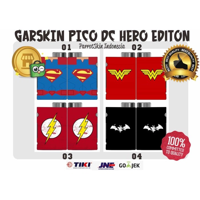 Garskin Istick Pico Mini 75w DC Heroes by Urbanite store