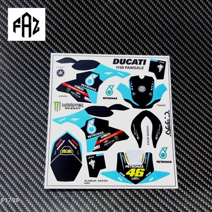 Decal  Diecast Hot wheels ducati panigale rossi