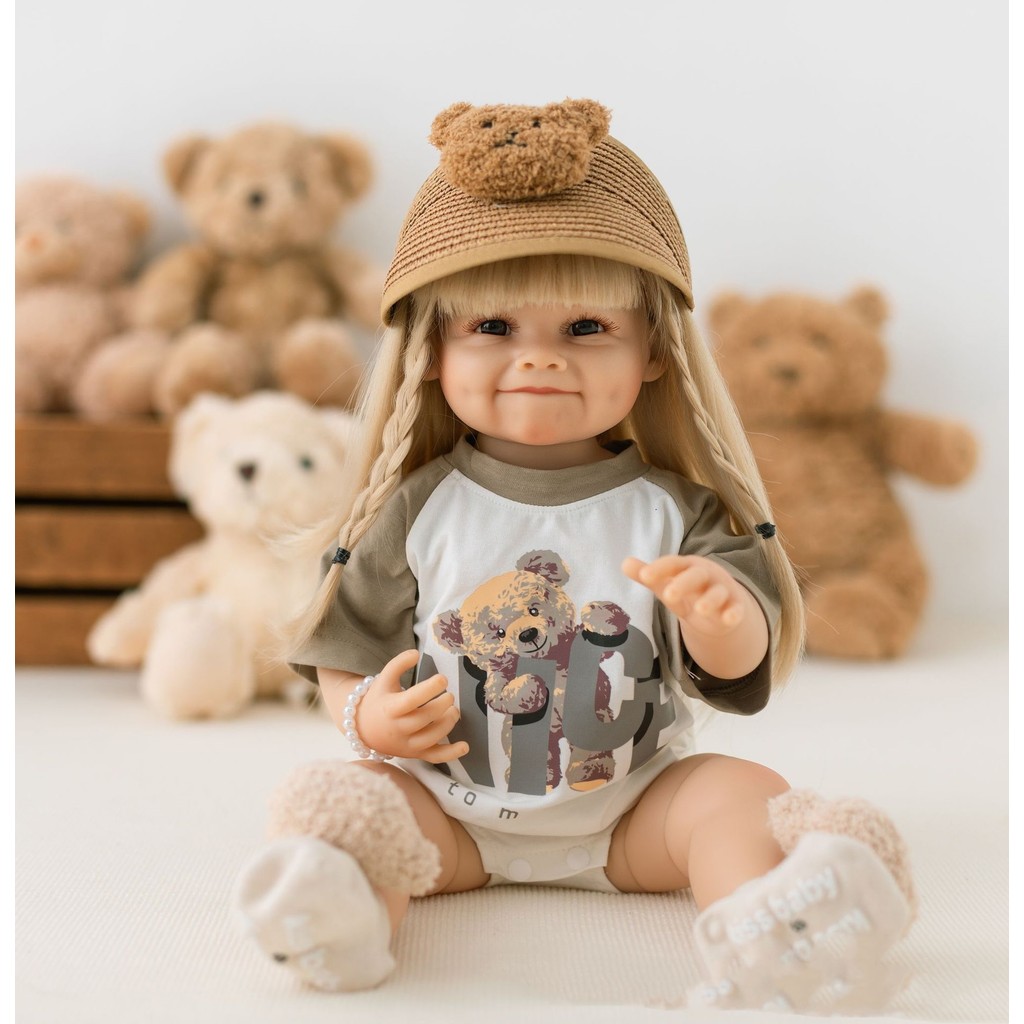 NPK 55CM DOLL REBORN DOLL WITH CLOTHSw055  210