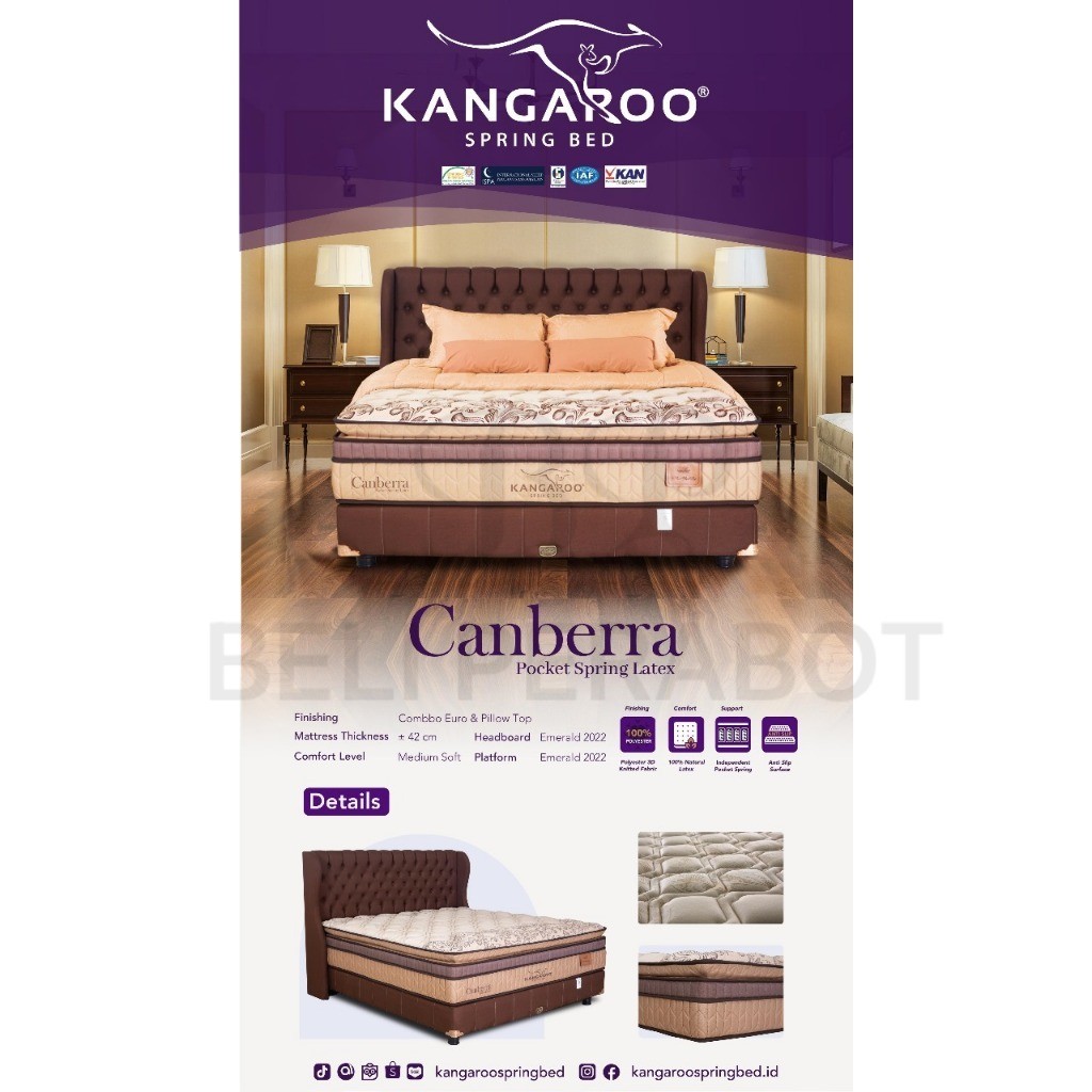 [ PERABOTKU28 ] Springbed Kangaroo Canberra