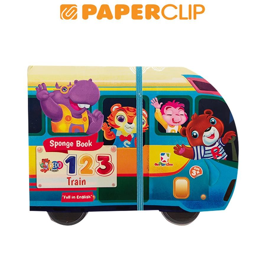 OOPREDOO SPONGE BOOK - 123 TRAIN