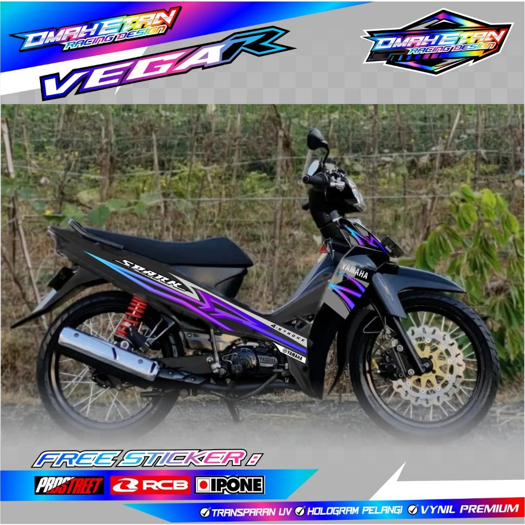 STRIPING VARIASI YAMAHA VEGA R NEW / STICKER LIST MOTOR YAMAHA VEGA R NEW NEW DESIGN RACING