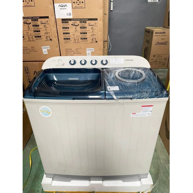 SAMSUNG MESIN CUCI 2 Tabung 12 KG WT-12J4200 2 TABUNG