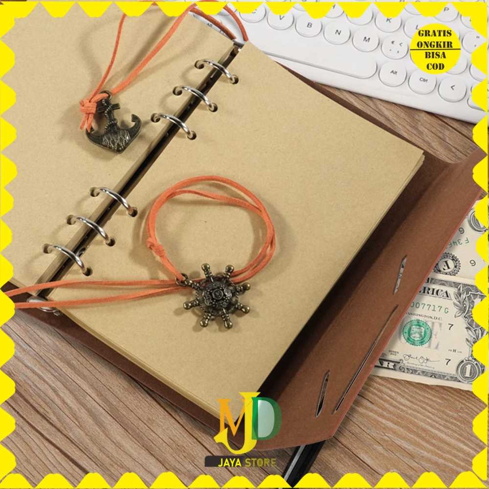 

Toddi Buku Catatan Binder Kulit Notebook Retro Pirate Compass - ZB045