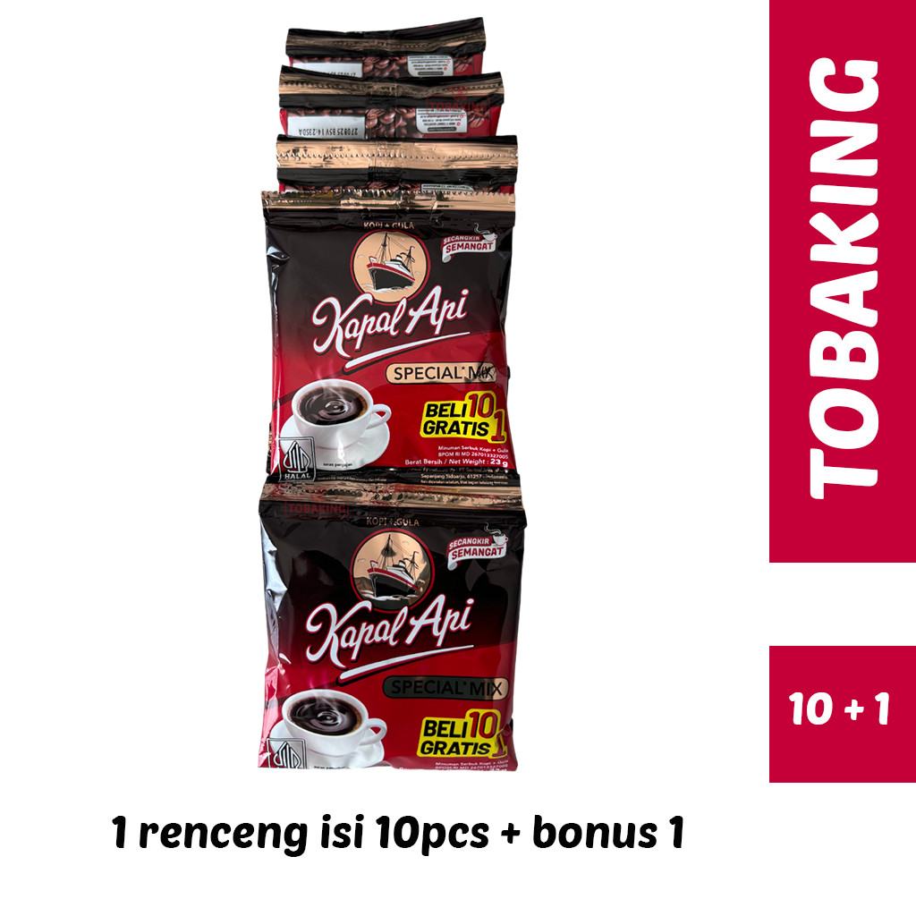 

Kopi Kapal Api Special Mix Renceng 23g Kopi Bubuk Gula