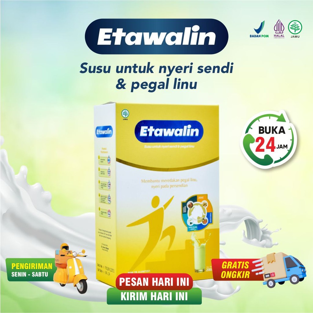 

SUSU ETAWALIN - Susu Kambing Etawa Solusi Atasi Masalah Nyeri Sendi & Asam Urat Original
