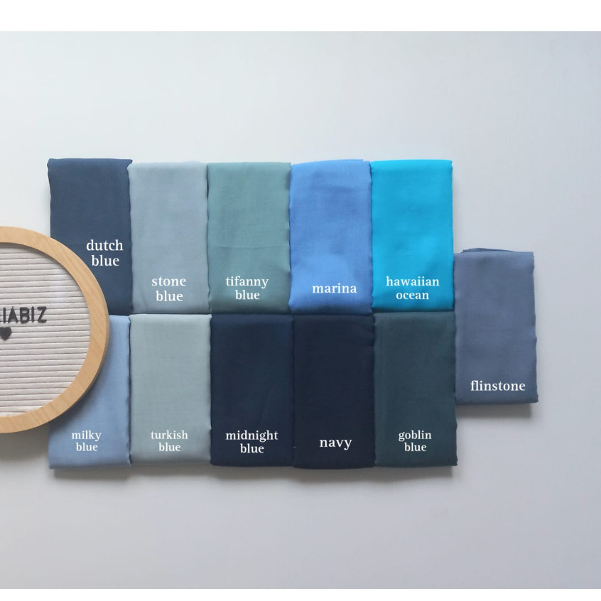 LIZA SERIES BLUE NAVY ORIGINAL BY DEENAY polosan biru voal _ armiabiz