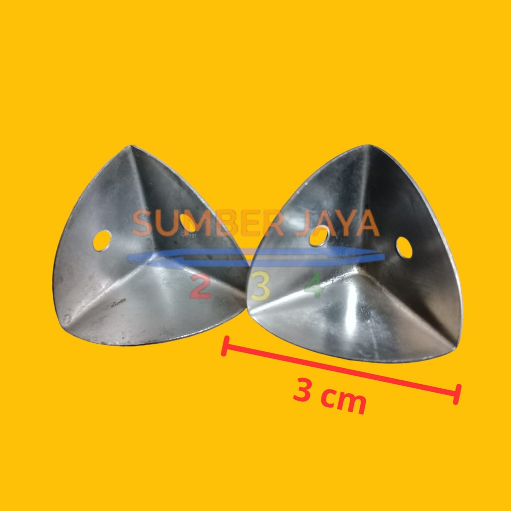Klem Kaca Sudut / Plat Kaca Pojok / Plat Kaca Sudut / Siku Sudut / Klem Sudut