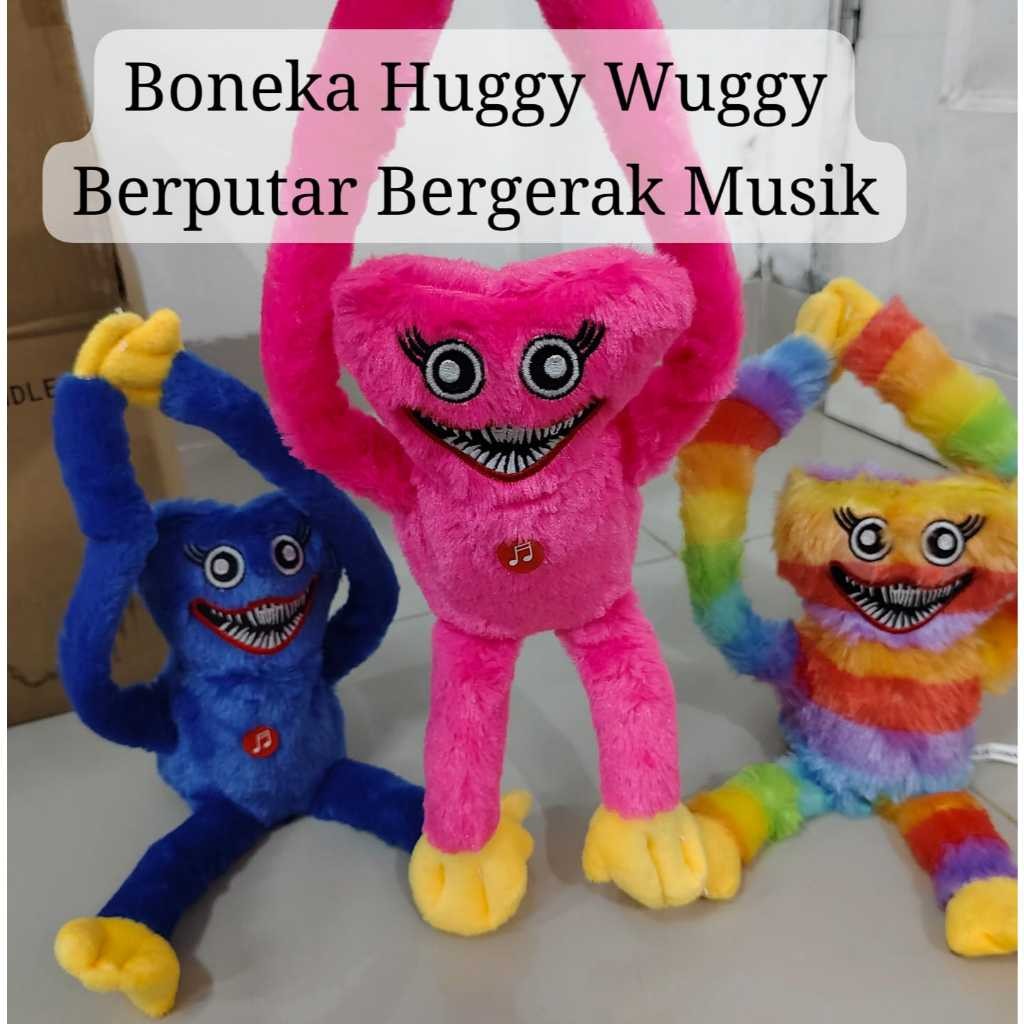 Boneka Huggy Wuggy Berputar Bergerak Ada Musik Bisa ikut Berbicara Gratis Charger Boneka Viral Origi