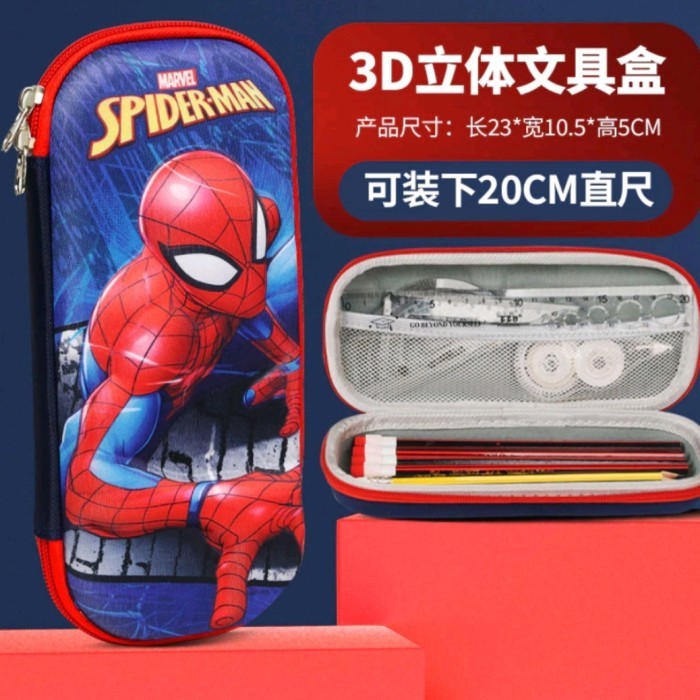 

[New]Promo Tempat pensil anak karakter spiderman kotak pensil anak spiderman