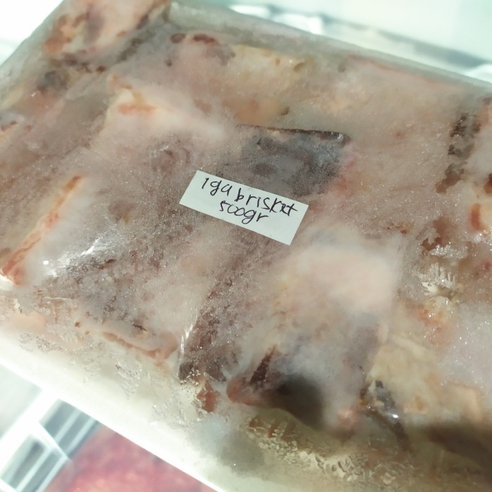 

Tulang Iga Brisket Sapi Frozen per 500 gr