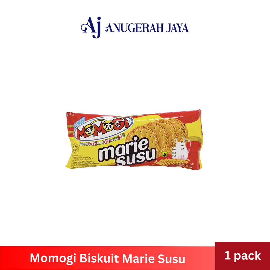 

Momogi Biskuit Marie Susu (1 pack isi 20 bks)