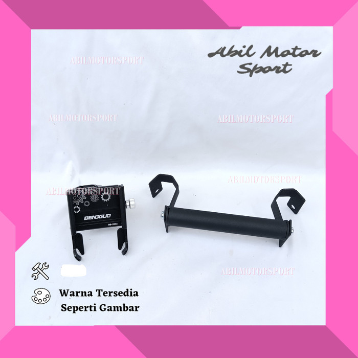 PAKET HOLDER GPS HP CBR 250 RR PHONE HOLDER BG ALUMUNIUM STANG MOTOR BRAKET BRACKET BREKET HOLDER HA
