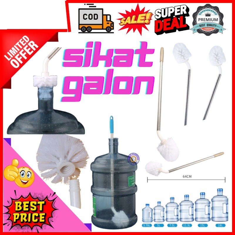 BISA COD Sikat Portable Sikat Pembersih Galon Manual / Pembersih Galon Sikat / Sikat Galon