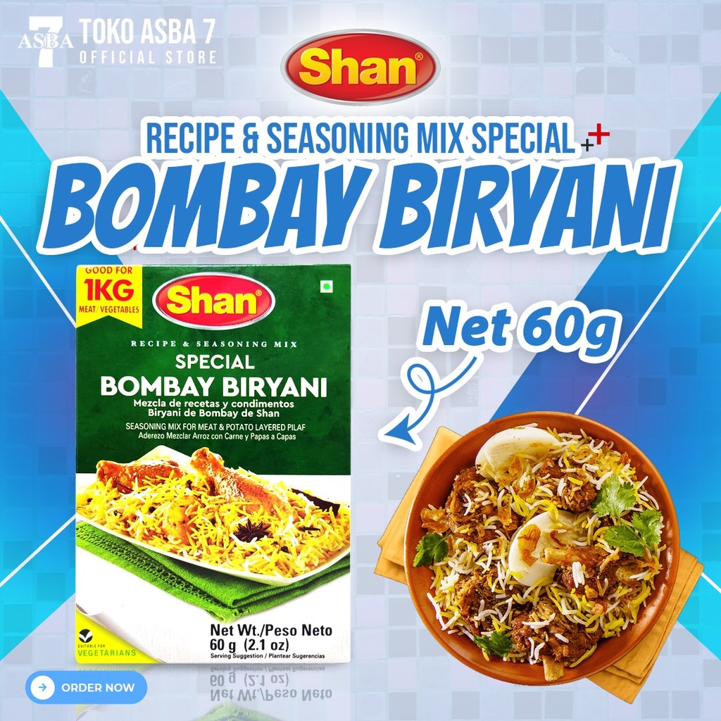 

SHAN SPECIAL BOMBAY BIRYANI 60G