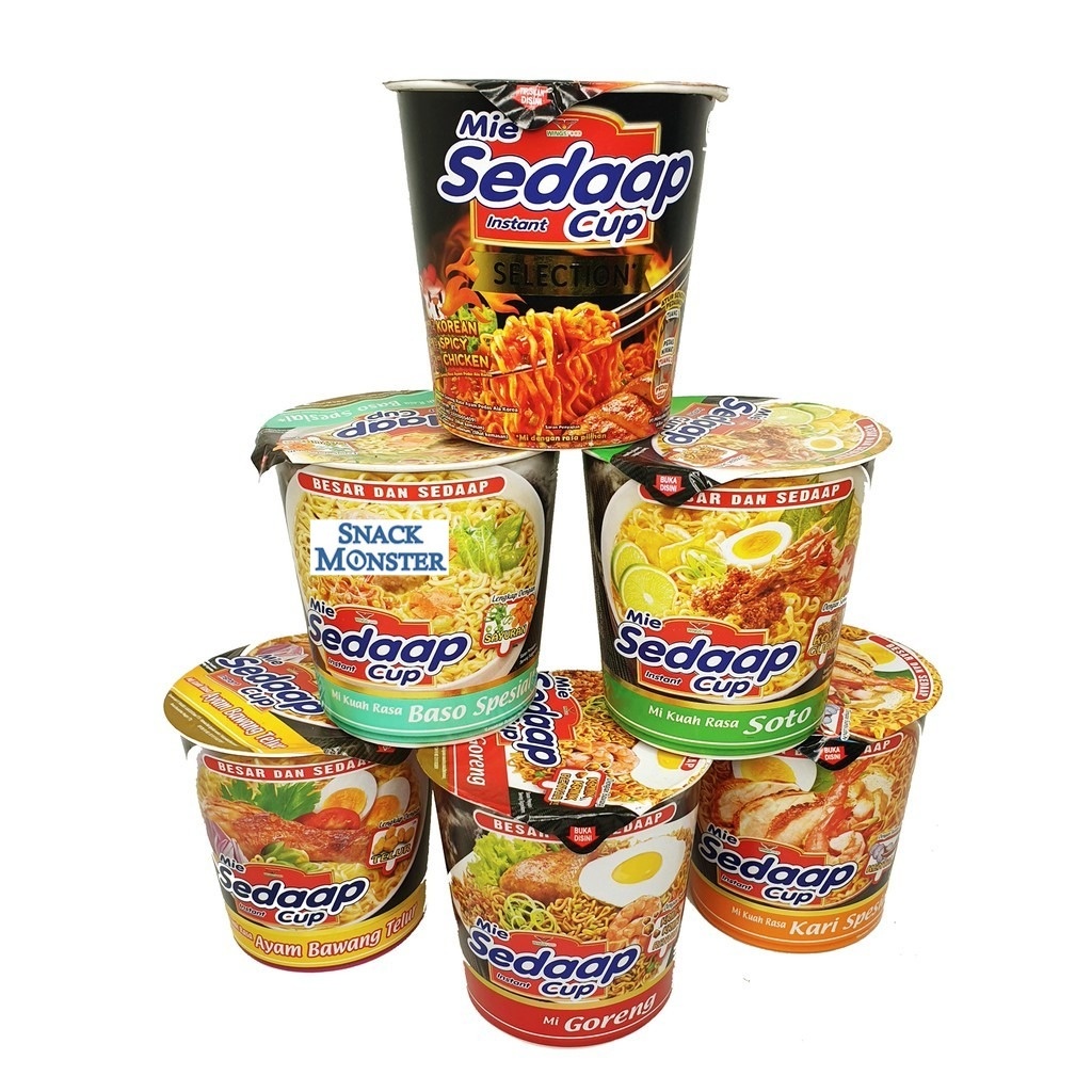 

Mie Sedaap Cup Mi Instan Siap Saji - Netto 77 gr