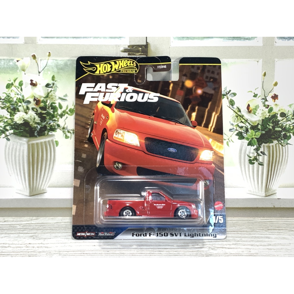 HOT WHEELS PREMIUM FORD F 150 SVT LIGHTNING FAST & FURIOUS DIECAST HOTWHEELS