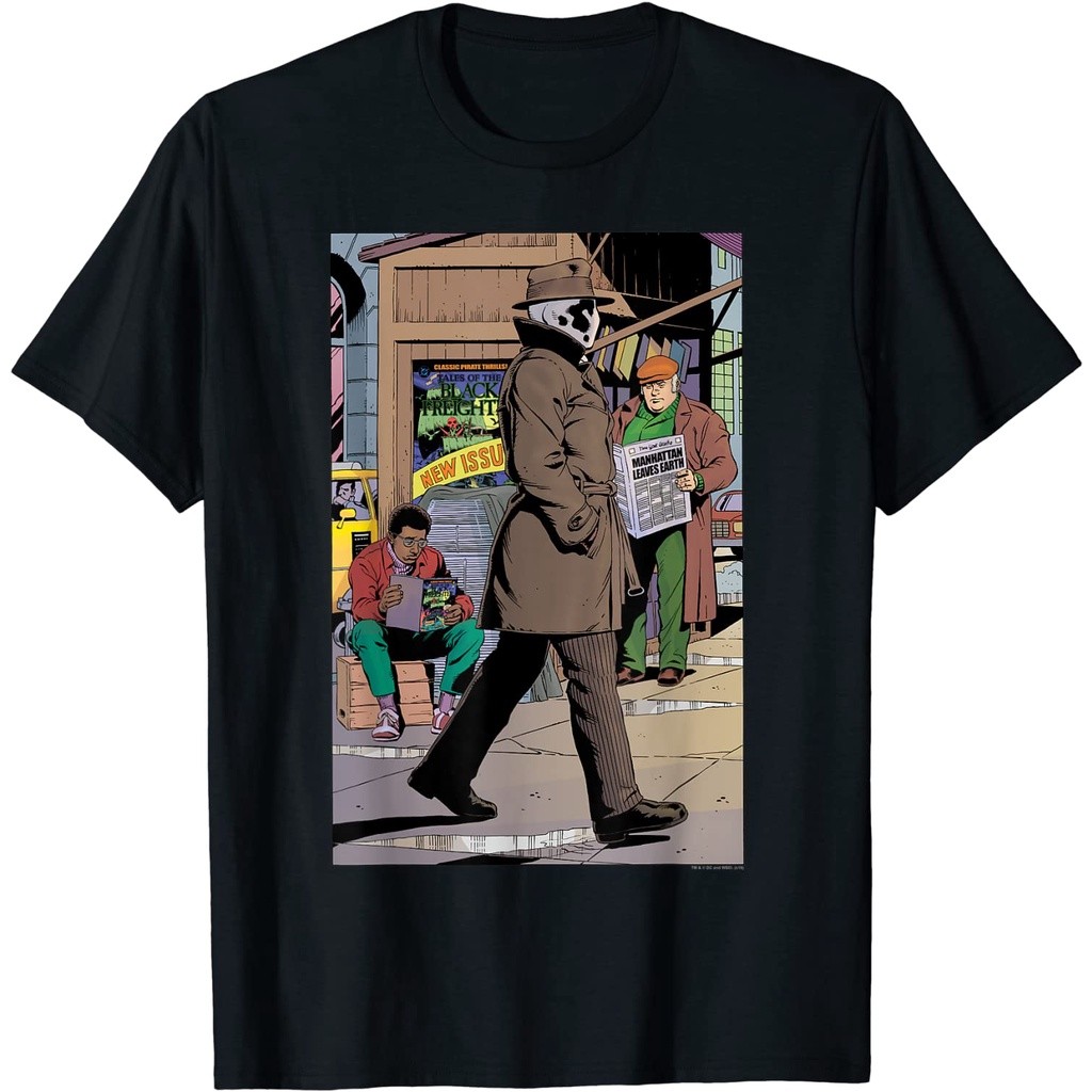 Baju Kaos Watchmen Rorschach Take a Walk T-Shirt - Baju - Kaos - Baju Kaos - Baju Kaos Dewasa - Baju