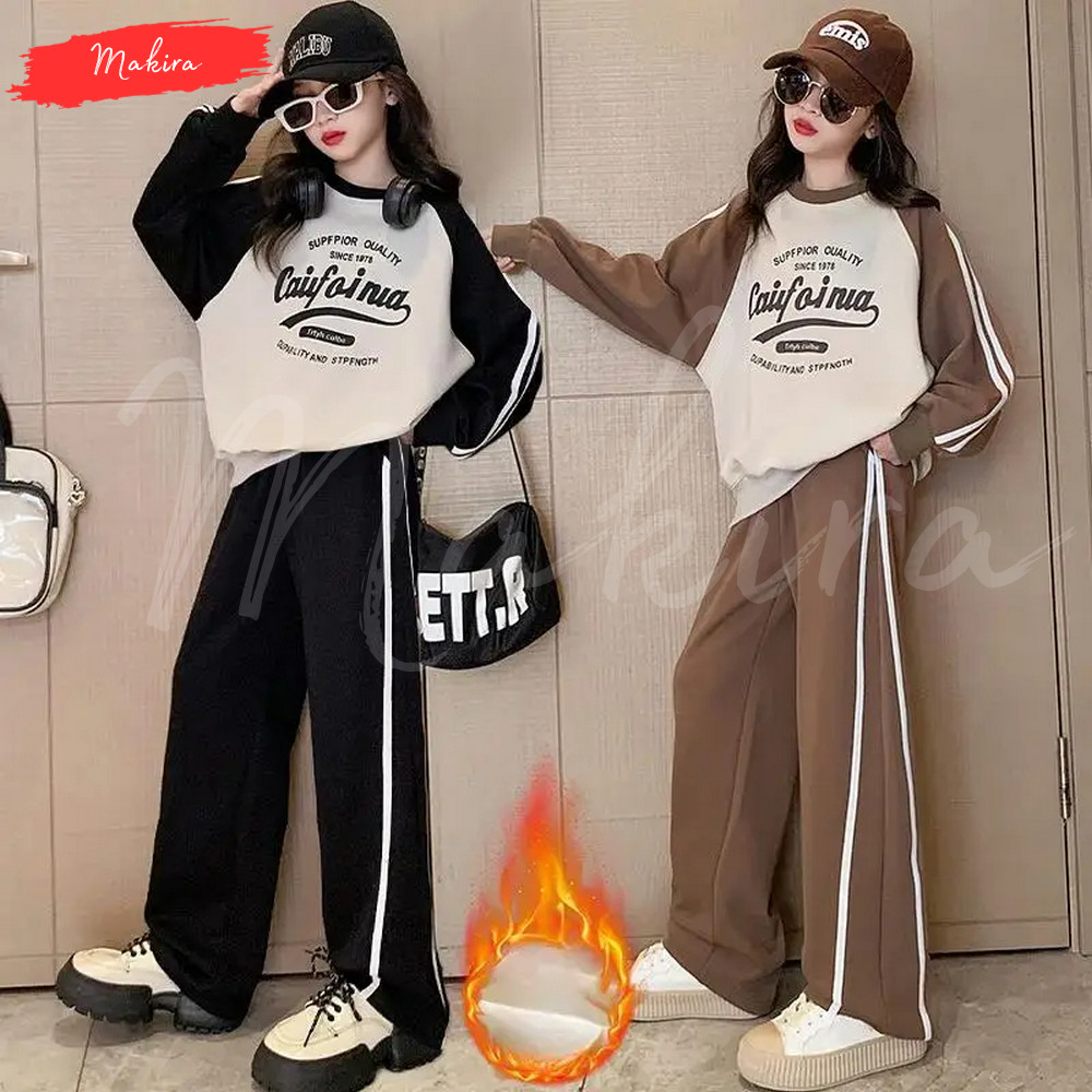 Crewneck Sweater Anak Motif Karakter CALIFORNIA Bisa Custom Sesuai Keinginan Kids Junior Usia Umur 1