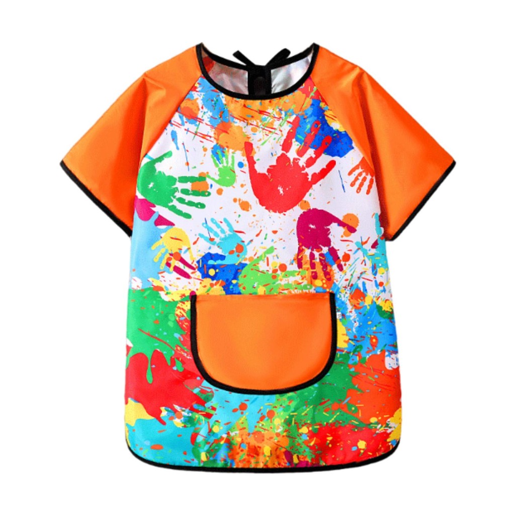 

Kids Art Smock Kindergarten Soft with Pocket Practical Paint Apron Paint Smock