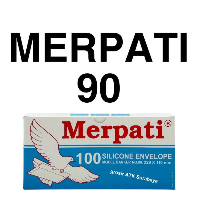 

AMPLOP KIKY MERPATI 90 / Amplop Kabinet Cabinet Merpati Putih Polos 90 Dengan Perekat