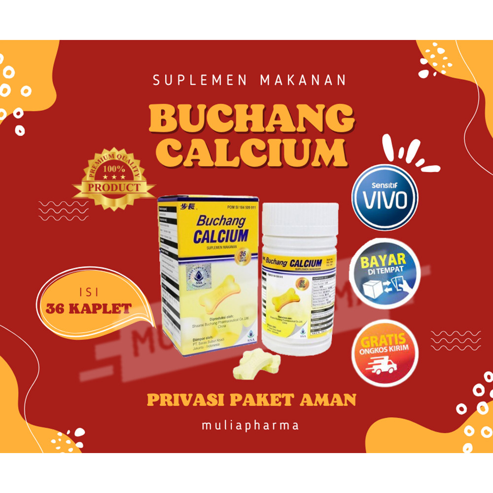 Mulia Pharma - buchang calsium suplemen kalsium tulang Buchang Calcium - Store Online