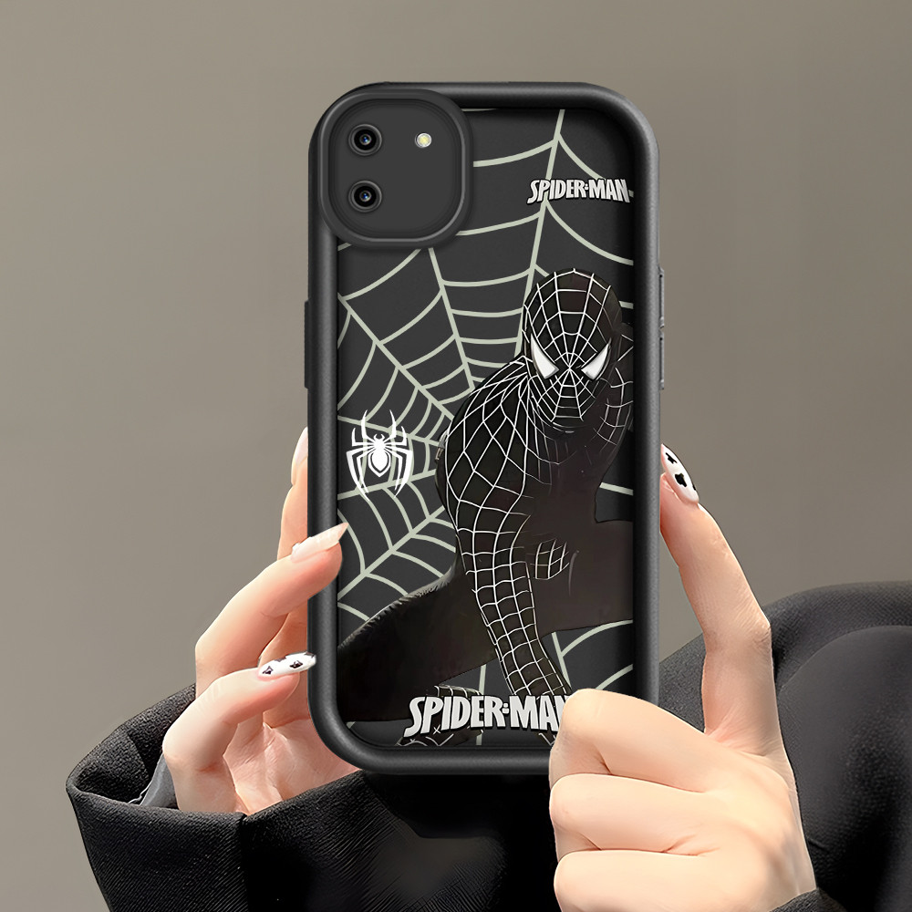 Realme C11 Untuk Hp Casing Phone Case Cesing Soft Cover SpiderMan 3228 Mode Kesing Cream Cassing