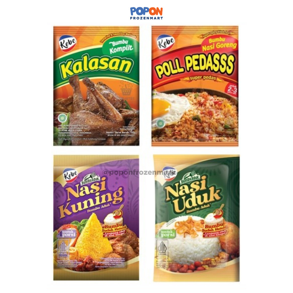 

Kobe Bumbu Aduk Nasi Instan Sachet Halal