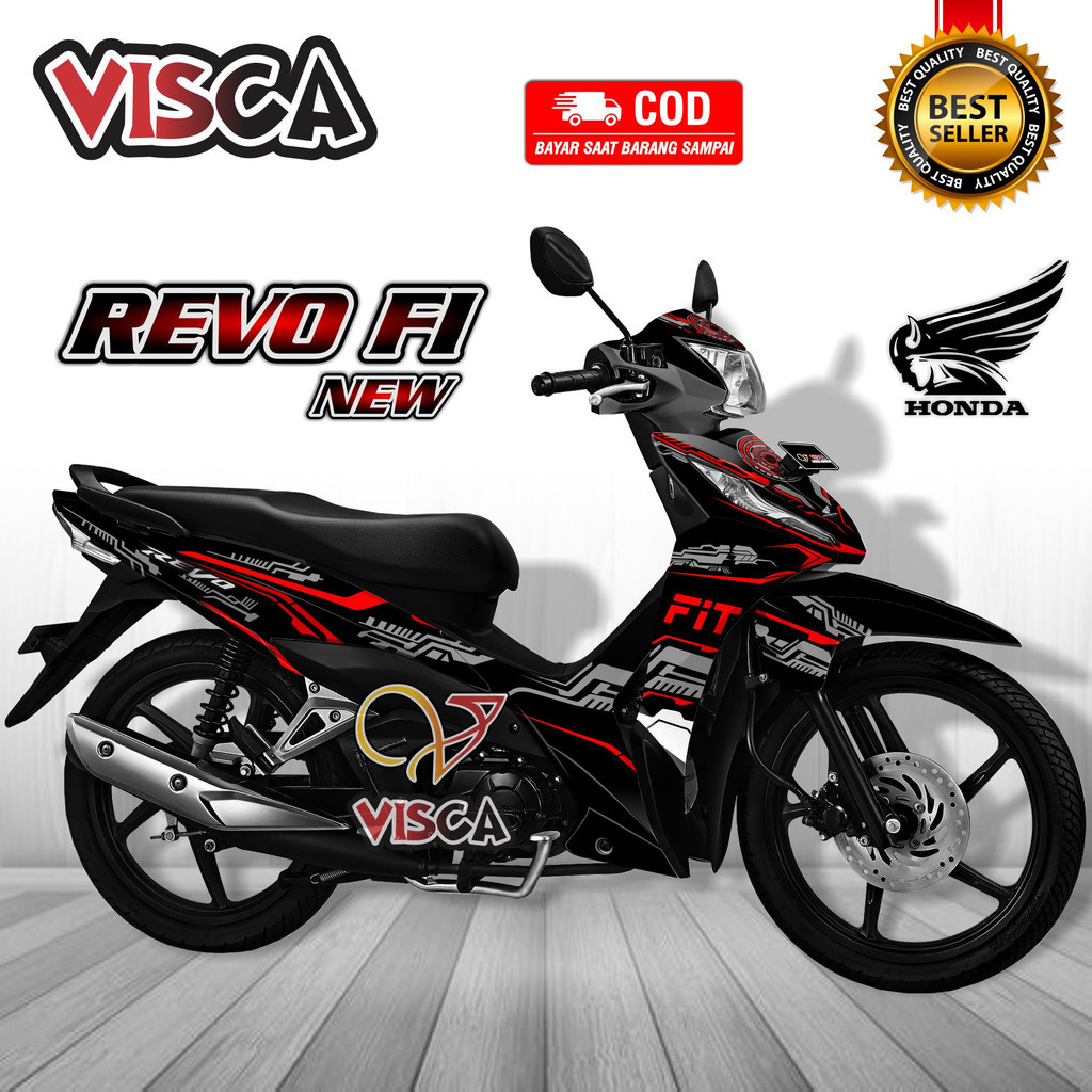 Decal Revo Fit Fi Full Body Stiker Revo Fit Fi Variasi Striping Revo Fit Fi Decal Hologram Revo Fit 