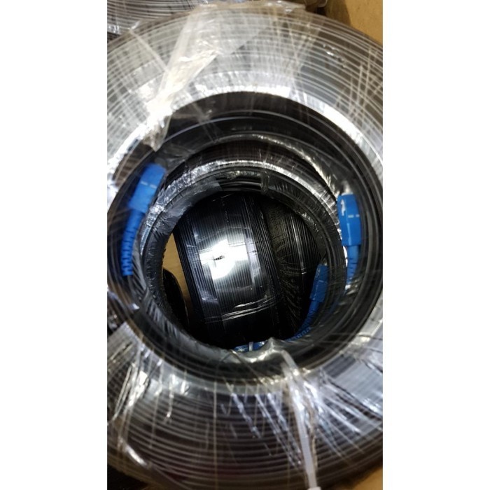 Kabel Fiber Optik FTTH SC Indihome / Drop Wire Core Optic 350 Meter