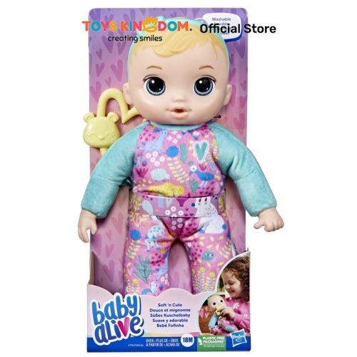 Toys Kingdom Mainan Anak Baby Alive Boneka Bayi Soft And Cute Blonde F7791