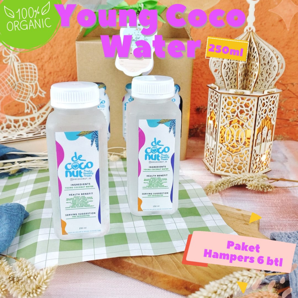 

Paket Hampers 6 Botol Young Coco/Air Kelapa Muda @250ml