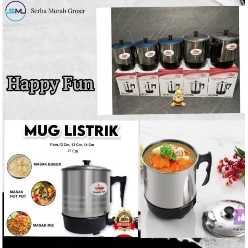 Mug elektrik/teko listrik/eskan listrik/mug stenlis