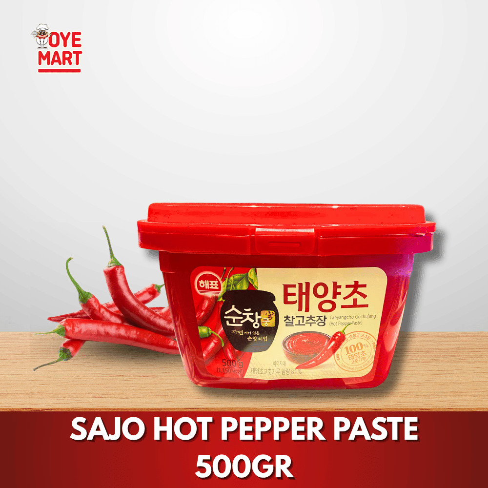 

SAJO GOCHUJANG HOT PAPER PASTE 500GR/SAMBAL PASTA KOREA PEDAS