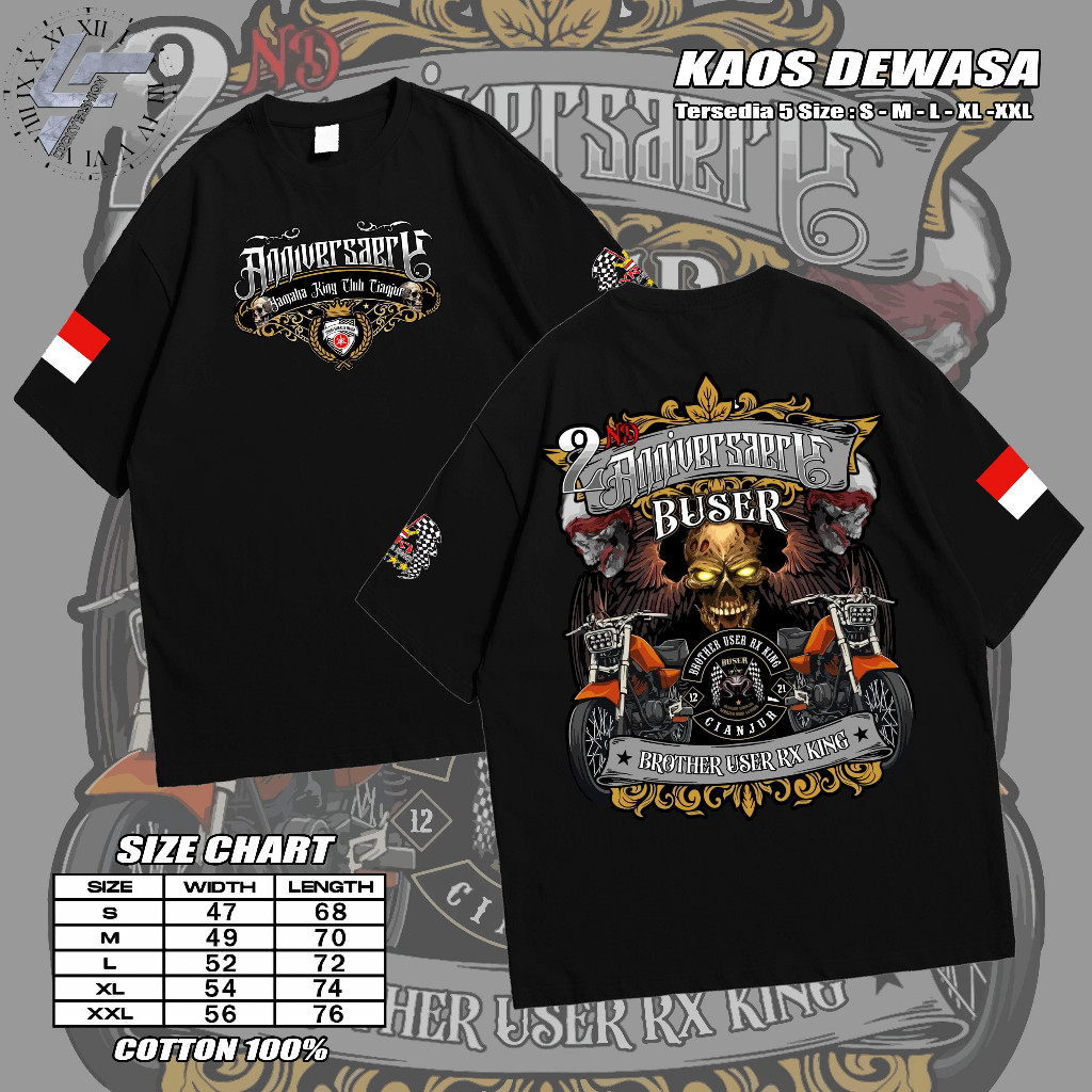 KAOS RX KING 2ND ANNIVERSARY - BROTHER USER RX KING BUSER - KAOS DEWASA