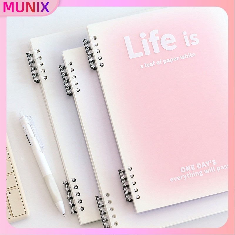 

【COD/READY】Buku Binder 10 Lubang A5/B5-Sampul Transparan&Desain Mimpi-Kertas Tebal untuk Pelajar