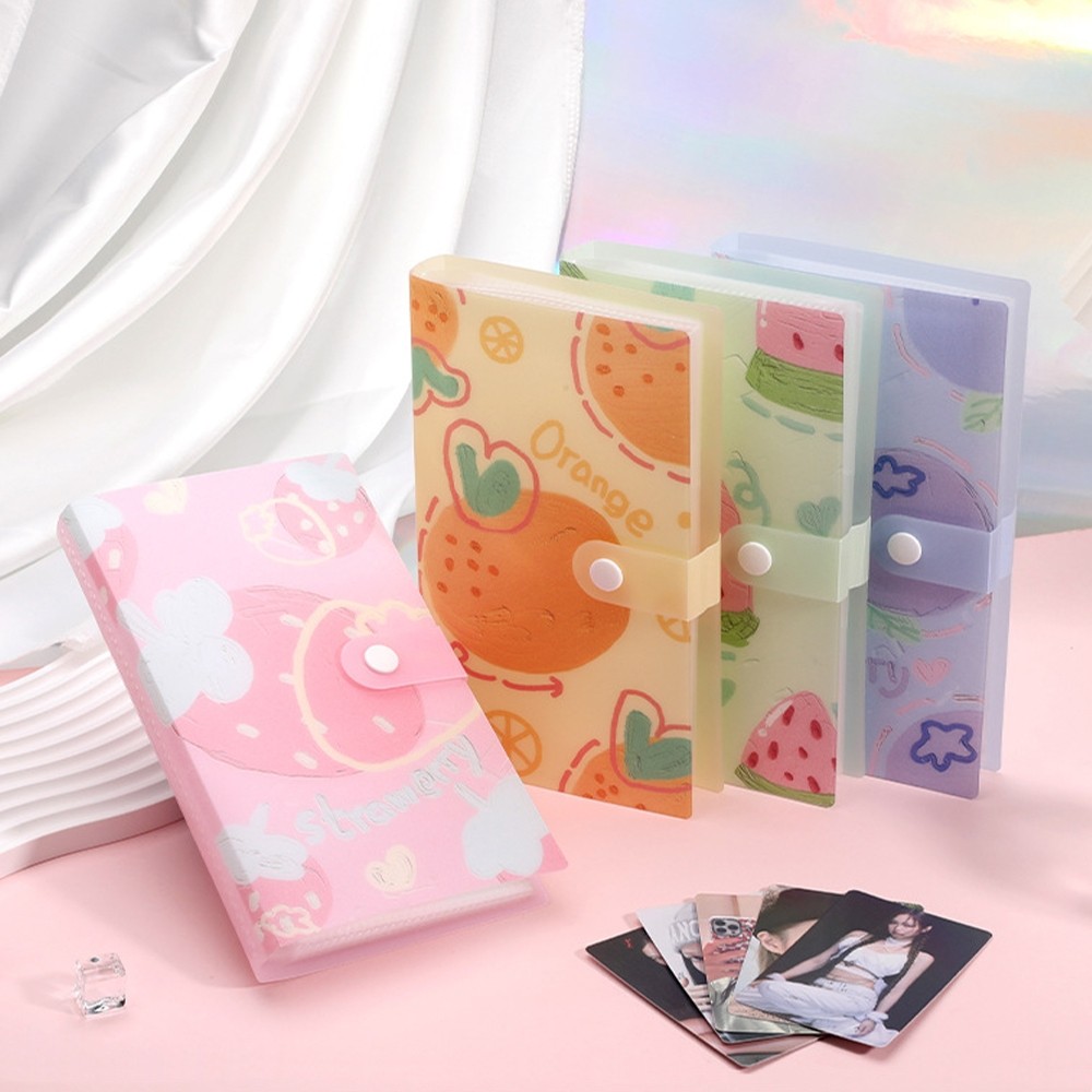 SS - ALBUM FOTO H776 PHOTOCARD ALBUM POLAROID WATERPROOF 120 SLOT MOTIF BUAH