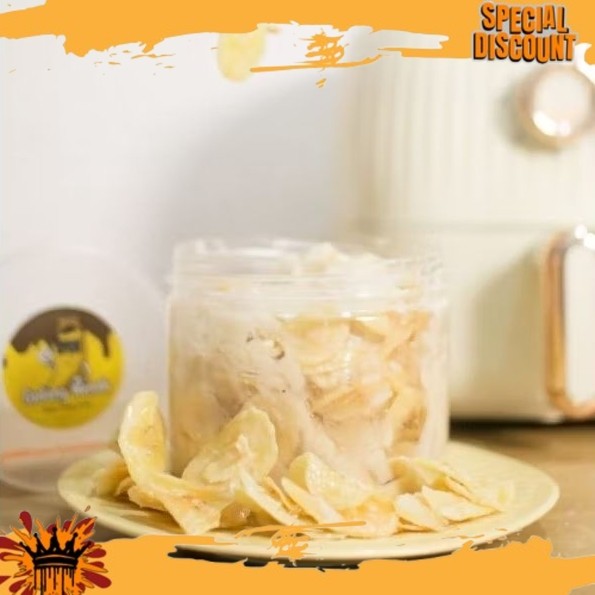 

NICE TASTED Keripik Pisang Coklat Lumer / Gedang Wenak / Varian Toples (Rasa Tiramisu) JZL